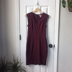 V neck dress